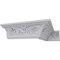 Ekena Millwork 2 1/8"H x 1 7/8"P x 2 7/8"F x 94 1/2"L, (6 3/8" Repeat), Damon Crown Moulding MLD02X01X02DA - alternate 6